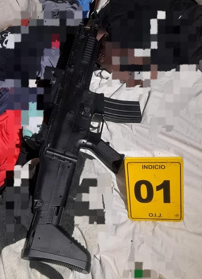 Decomiso arma oij san Ramón 2