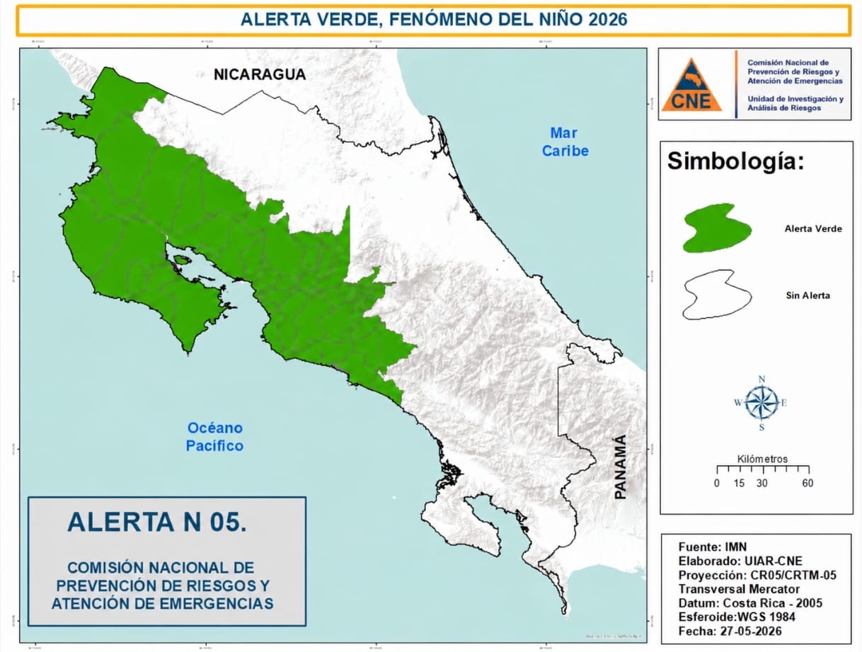 Alerta verde el Niño