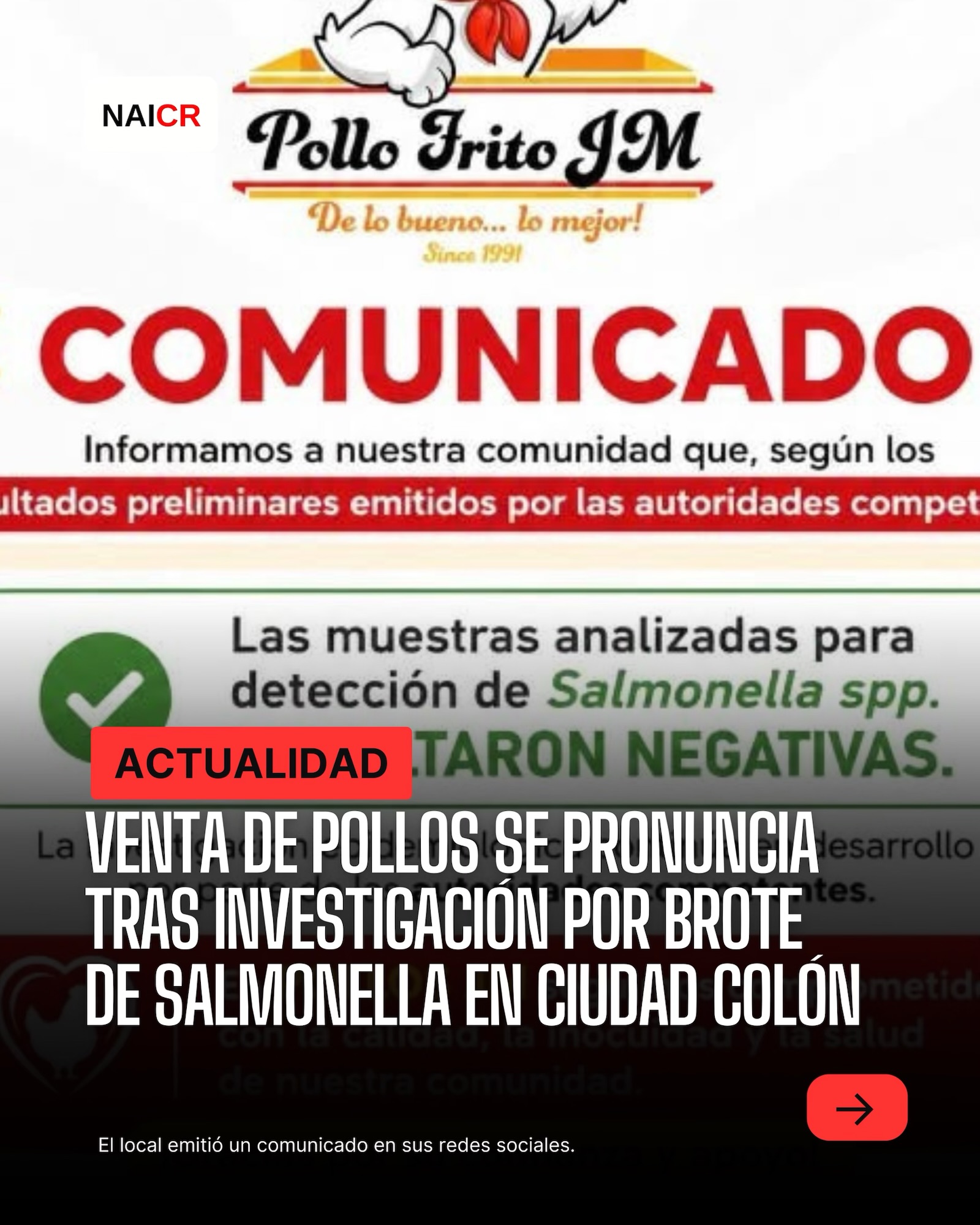 Salmonella local ciudad colon