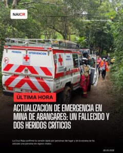 Emergencia en mina de Abangares deja un fallecido y dos heridos críticos