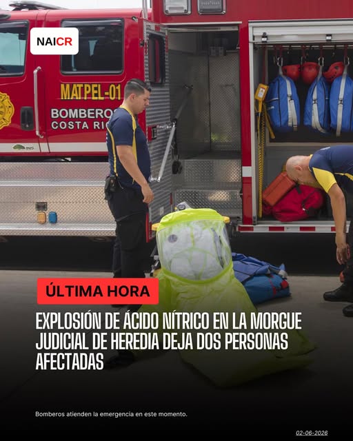Explosion Acido Nitrico Morgue Heredia Matpel Bomberos