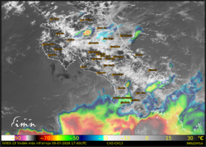Sarapiquí registra hasta 75 mm de lluvia y mantiene suelos con saturación de hasta el 100%