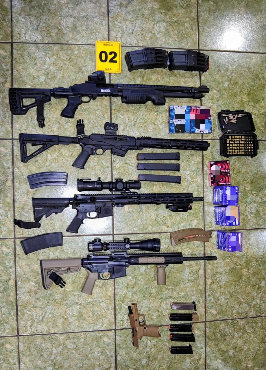 Decomiso De Armas Y Municiones Alajuela 1
