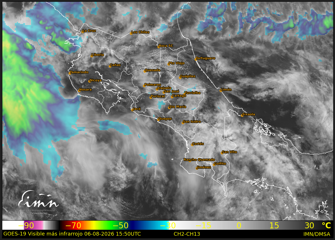 Imagen Satelital Visible Infrarrojo Imn 06 08 2026