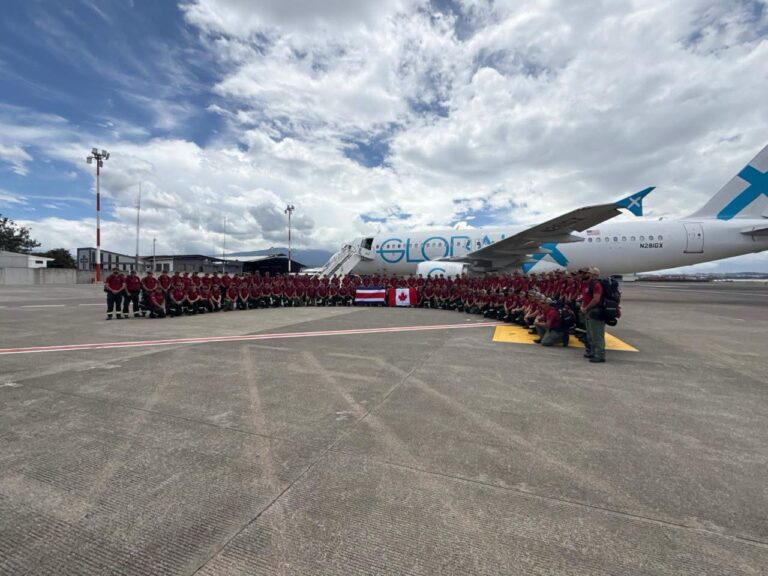 Bomberos Costa Rica a canada