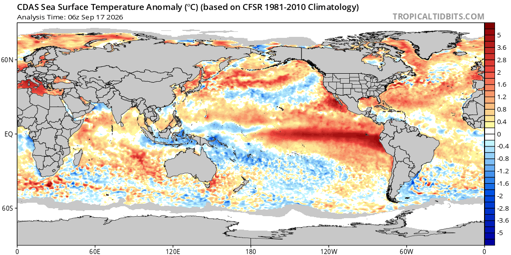 Anomalias De Temperatura Mar