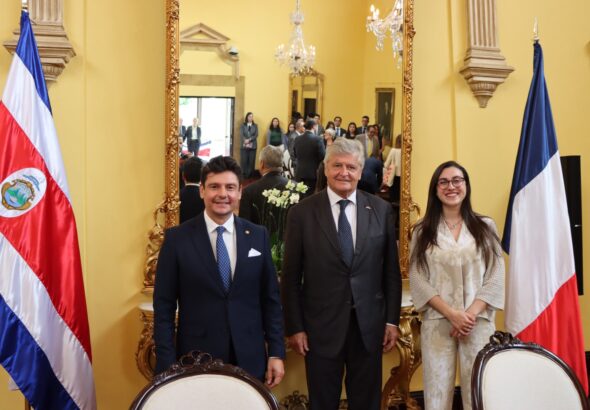 Costa Rica Y Francia Acuerdan Reforzar Dialogo Politico Comercio Y Cooperacion