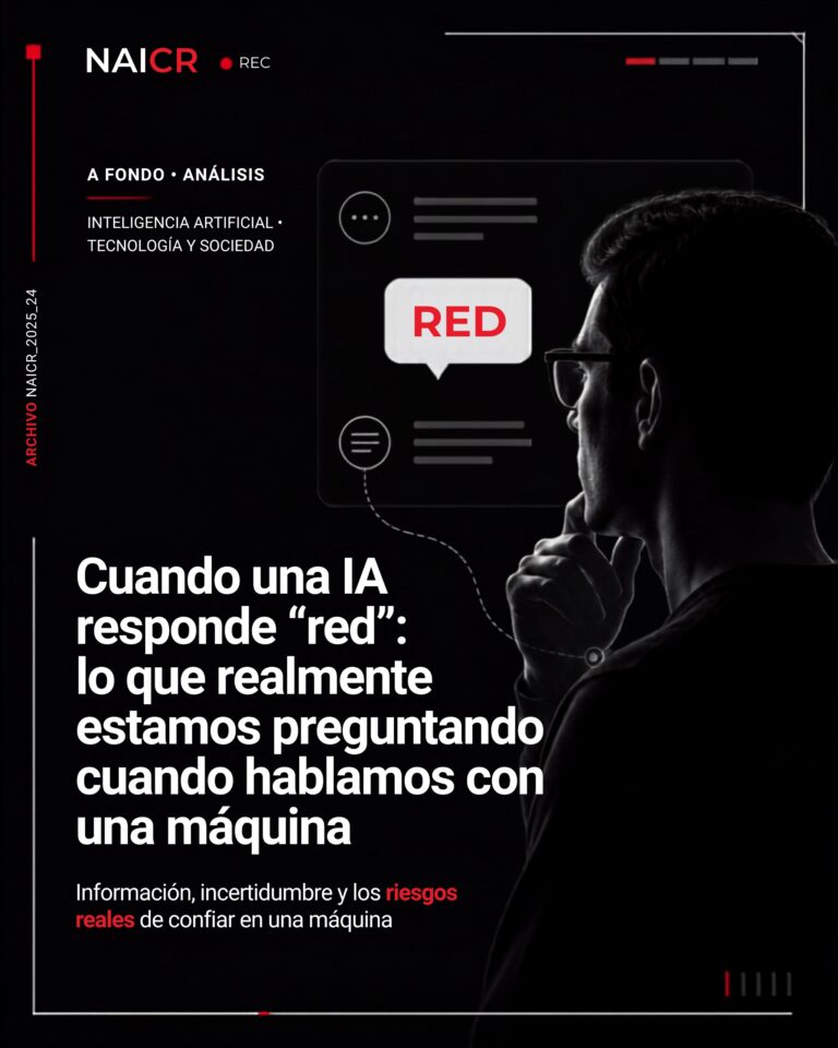 Persona interactuando con una inteligencia artificial en una pantalla