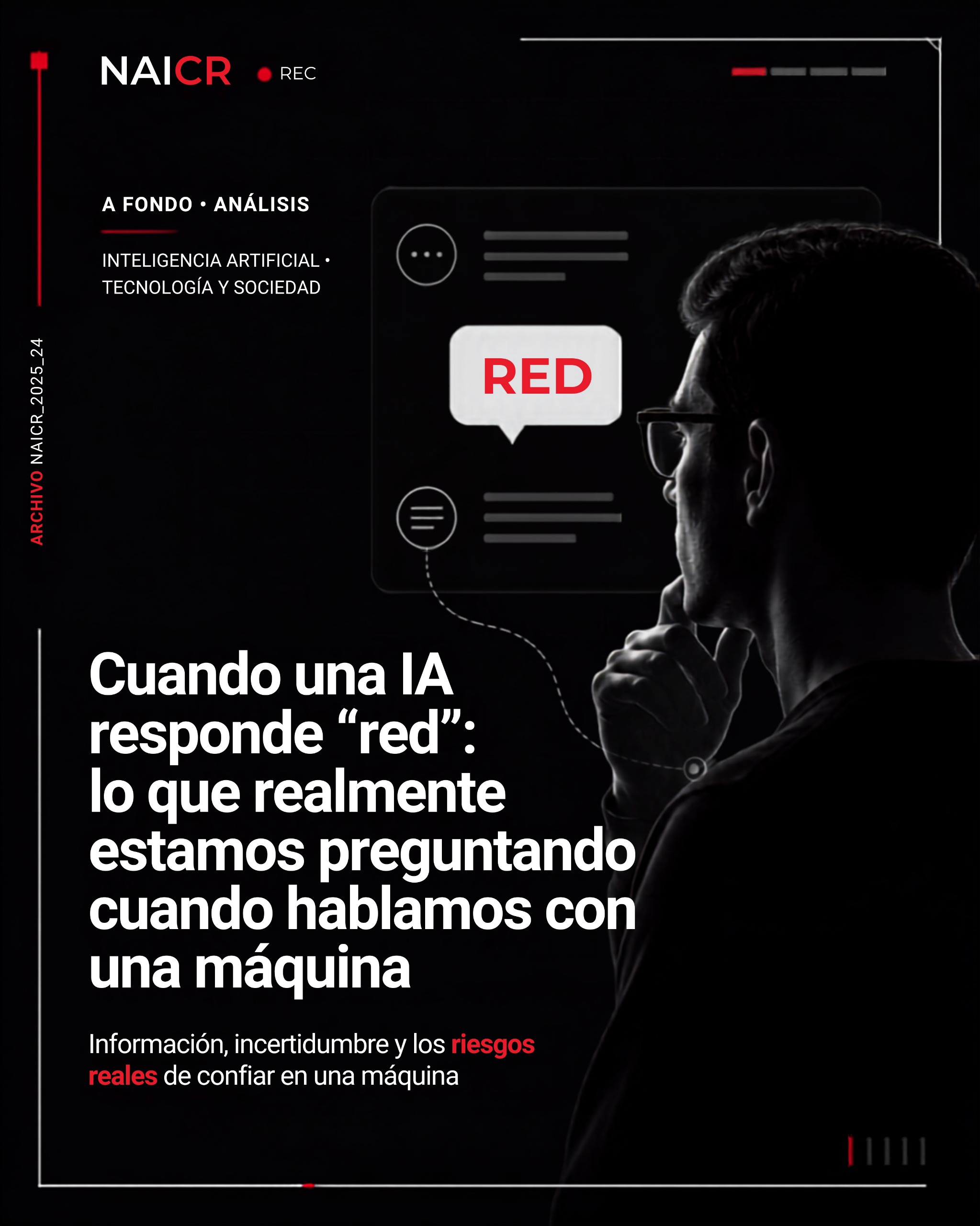 Persona interactuando con una inteligencia artificial en una pantalla