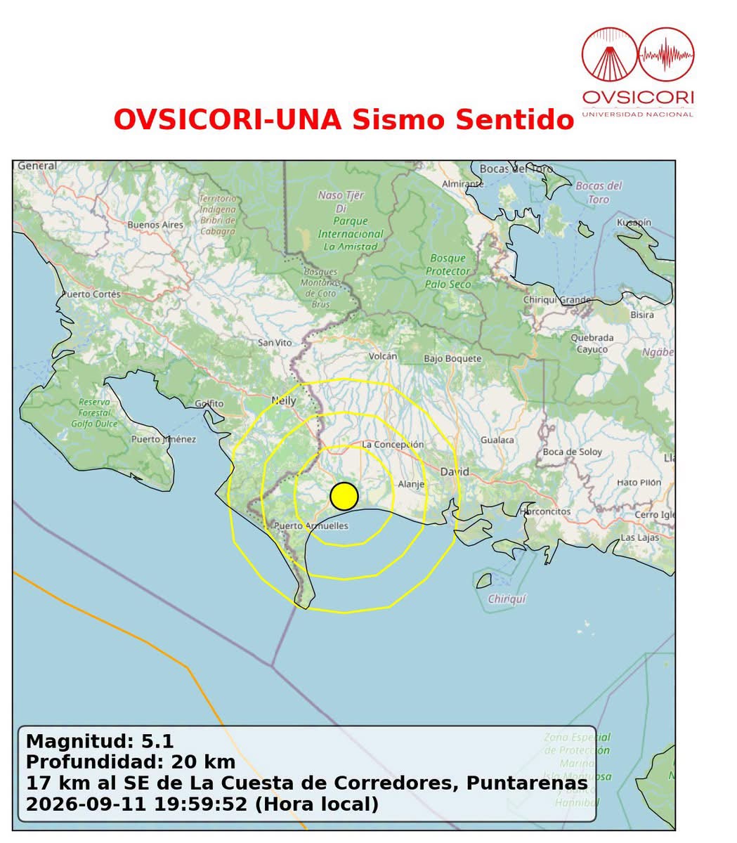 Sismo costa rica 11 09 2026